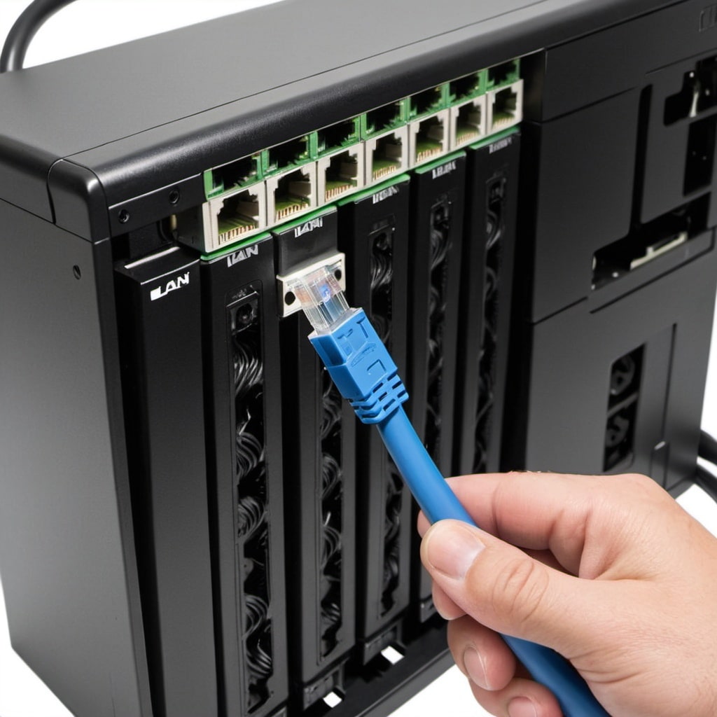 เดินสาย Lan แบบมืออาชีพ